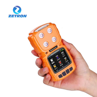 MS104K Zetron Portable Multi Gas Detector Detect 4 Of Gases Analyzer H2 / O2 / CH4 / C2H6