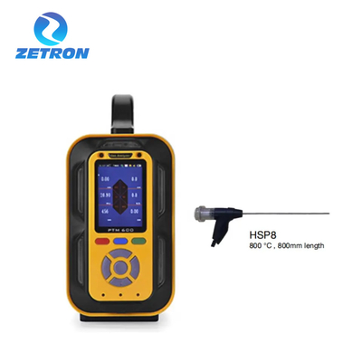 Zetron PTM600-Bio Color Screen Portable Biogas Analyser within the gas plume in order to detect a leak