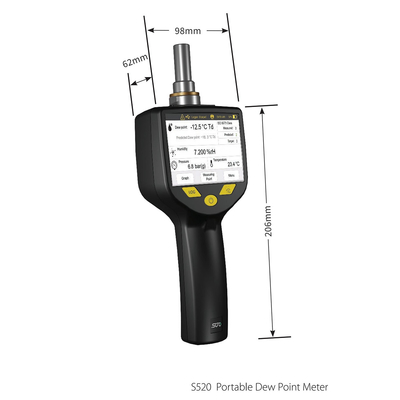 SUTO S520 Portable Dew Point Meter For Compressed Air And Gases