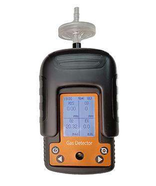 Portable Multi Gas Detector with 1400 mAh Battery Large-Capacity Data Storage and Fall Alarm for Industrial Safety