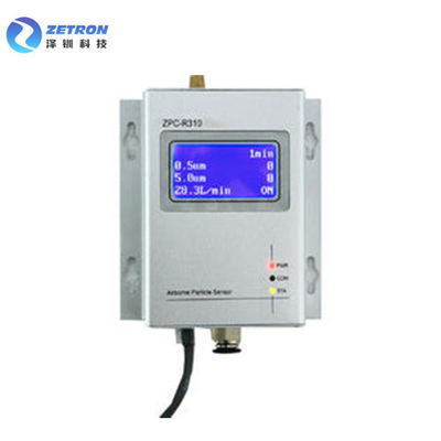 0.5μM 5.0μM Airborne Particle Counter 1 CFM IP65 Remote Particle Sensor With LCD Display