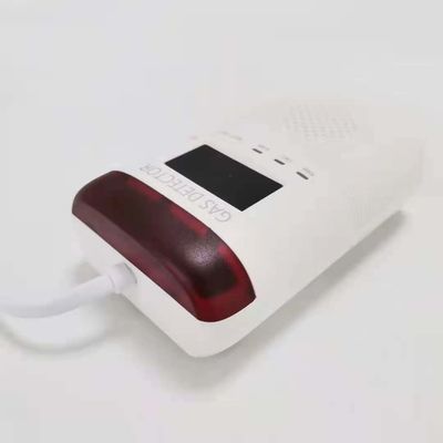 LPG Methane Household Gas Alarm ABS Plastic With LED Display AC 220V 50HZ