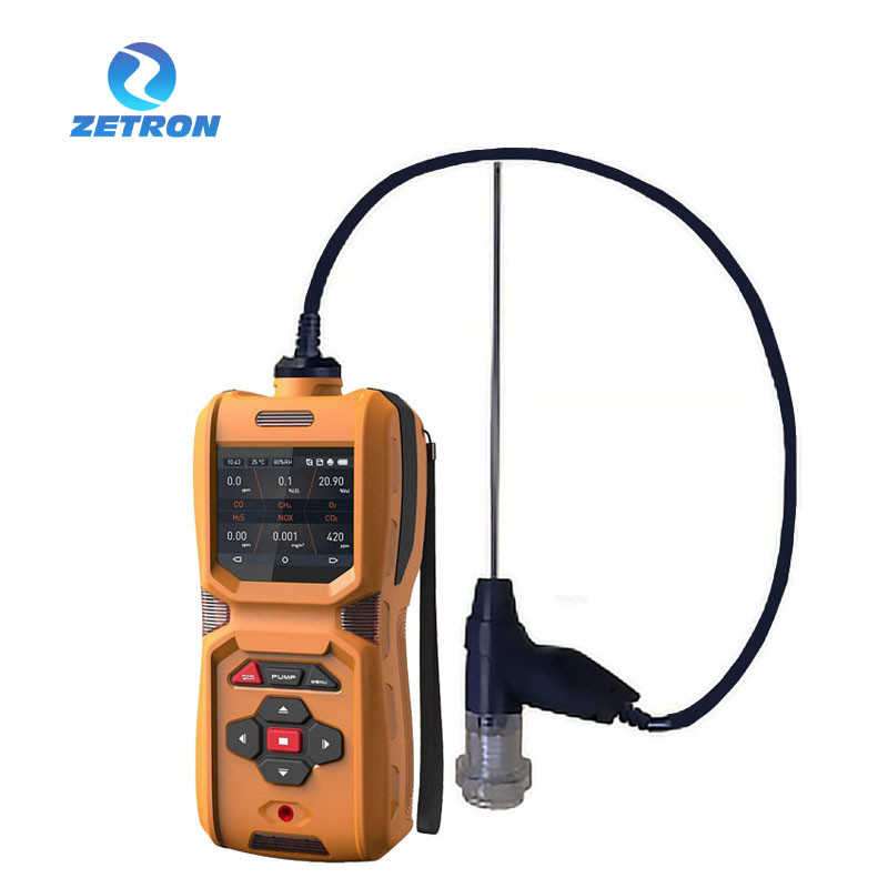 Anti Leak Ms600Fg2 Lcd Portable Flue Gas Analyzer For Residential Furnace