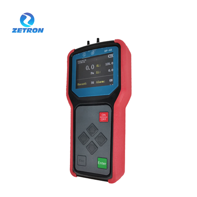 Zetron DP-40 Neutral Gas Differential Pressure Meter 0- 5000Pa Controller For Cleanroom