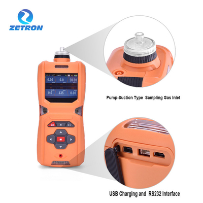 LCD Zetron MS600 Portable Carbon Monoxide Detector Intrinsically Safe