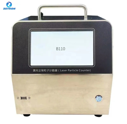 Zetron B110 Laser Particle Counter Size Range 0.1 Micro Meter 28.3L/M Flow For AR Glass & Semiconductor Chip Manufacturi