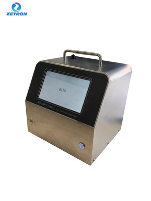 Zetron B110 6-Channel Portable Laser Particle Counter For 0.1 ΜM Size Range Detection Built In Thermal Printer