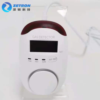 LPG Methane Household Gas Alarm ABS Plastic With LED Display AC 220V 50HZ