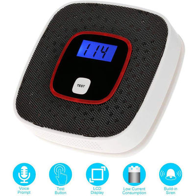 Indoor Security CO Gas Detector Electrochemical Sensor 1.5V*3 AA Battery