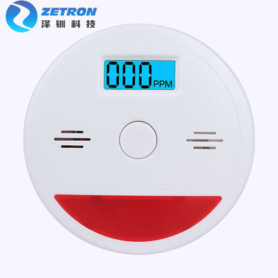 Light And Sound Alarm Gas Detector 120g 96*38mm CO Gas Leak Detector 95%RH