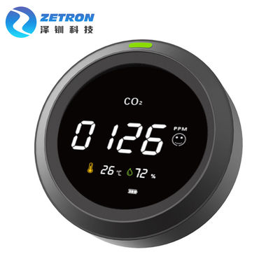 CO2 Indoor Air Quality Monitors 480*270 2400mAh 5000ppm With USB Charge