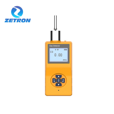 Plastic Material 2600mA Portable Single Gas Detector Pump Suction